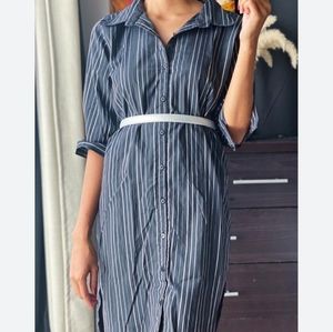 EUC Chambray Shirt Dress